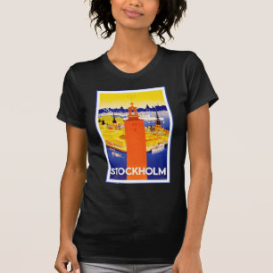 Vintage Stockholms Sverige T Shirt