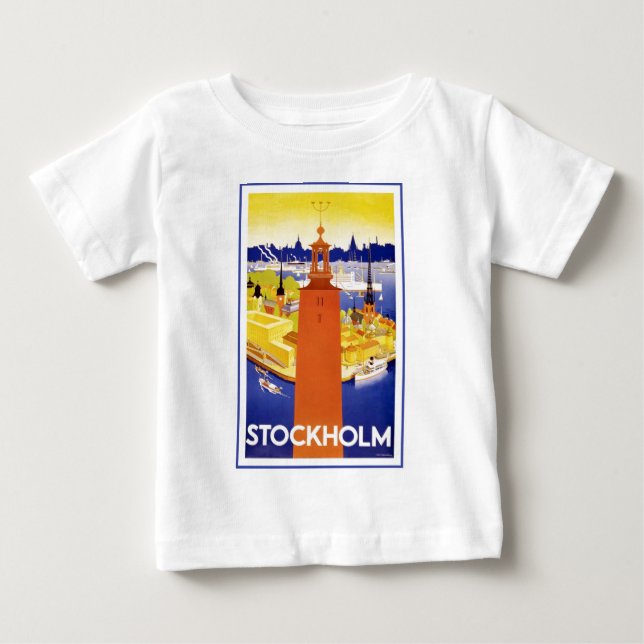 Vintage Stockholms Sverige Tee (Framsida)