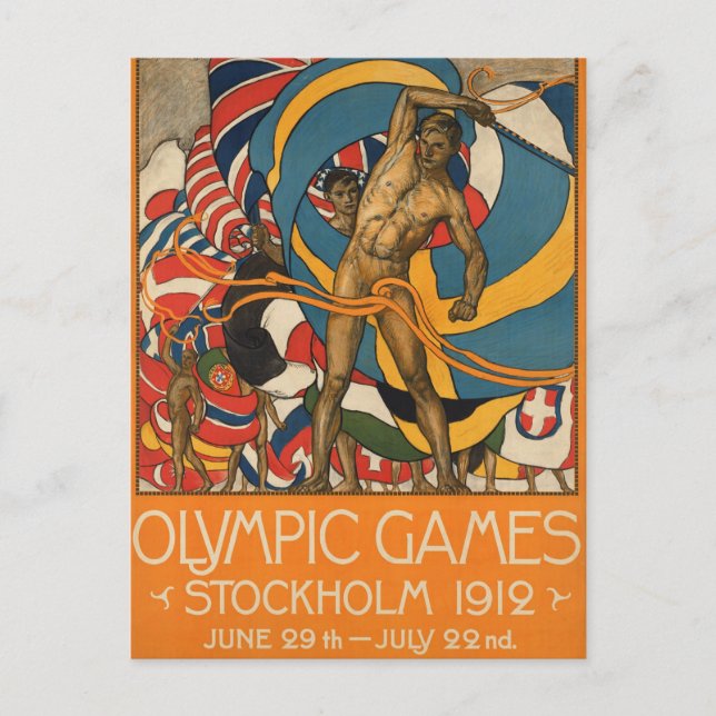 Vintage Stockholms Sverige - Vykort (Framsida)