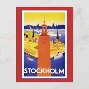 Vintage Stockholms Sverige Vykort