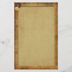 Vintage Stollig Tapet Brevpapper