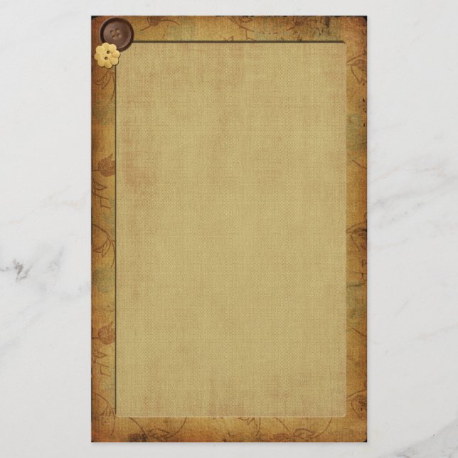 Vintage Stollig Tapet Brevpapper (Framsida)