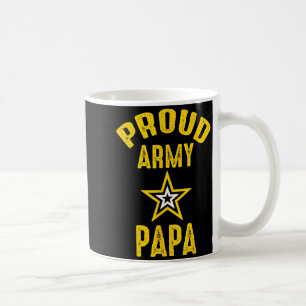 Vintage Stolta Armén PAPA Veteraners Familjeåterfö Kaffemugg