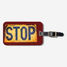 Vintage STOP-signeringstagg