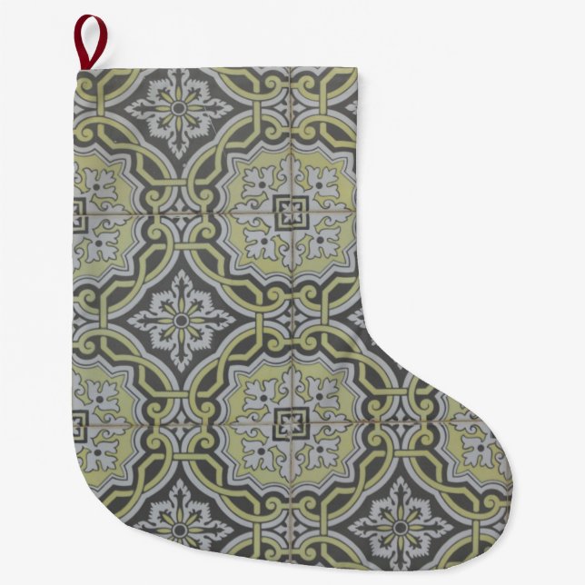 Vintage Stor Julstrumpa (Framsidan)