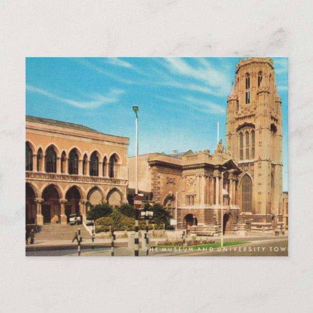 Vintage Storbritannien, Bristol Universiteten, Wil Vykort (Framsida)