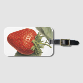 Vintage Strawberry Bagagebricka