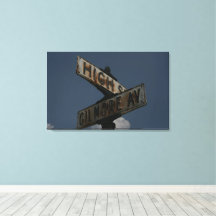 Vintage Street-tecken
