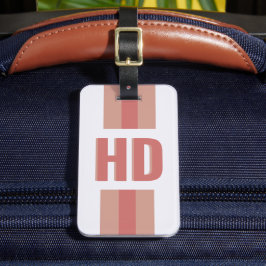 vintage striped Shadow Monogram Family Tour Bagagebricka