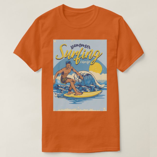 Vintage: strukturerad sommar t shirt (Design framsida)