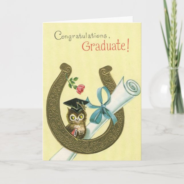 Vintage Student Kort (Framsida)