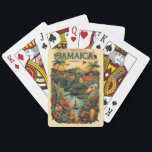 Vintage Style Jamaica Travel Illustration Casinokort<br><div class="desc">Vintage Travel and Tourism Advertisements - Jamaica</div>