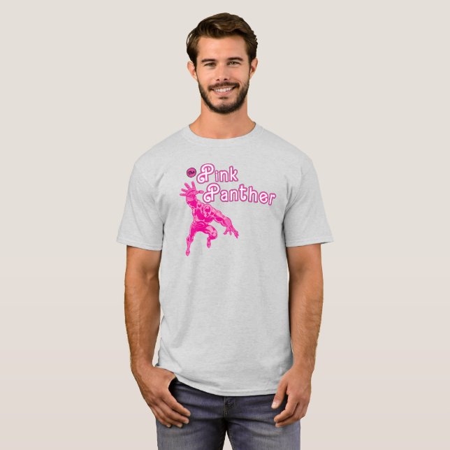Vintage-Style Pink Character T-Shirt (Hel framsida)