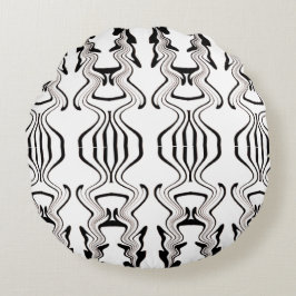 Vintage Style Retro Motivational Typography Quote Rund Kudde