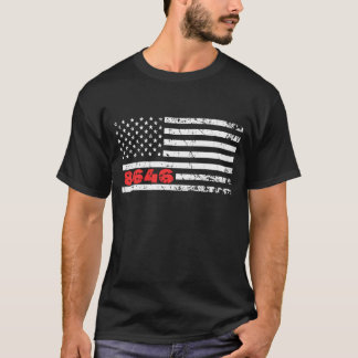 Vintage Style USA Flag 86 46 Anti Biden US America T Shirt