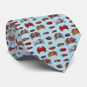 Vintage Stylized Crabs Klo DIY BG Powder Blue Slips