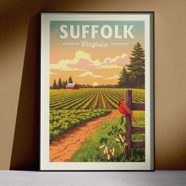 Vintage Suffolk Virginia Poster (Skapare uppladdad)