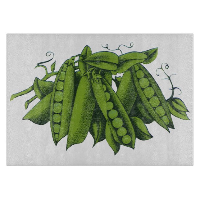Vintage Sugar Snap Peas, Mat, friska grönsaker (Framsidan)