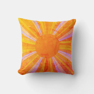 Vintage Sunburst Dekorativ kudde