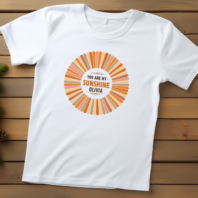 Vintage Sunburst "Du är min solsken" T Shirt (Skapare uppladdad)