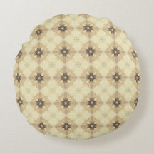 Vintage Sunburst Round Pillow - Timless Charme for