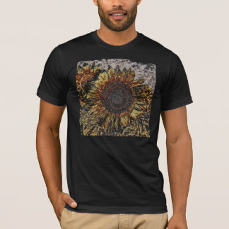 Vintage Sunflower-konstverk #4 T-shirt