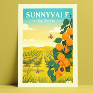 Vintage Sunnyvale California Vykort