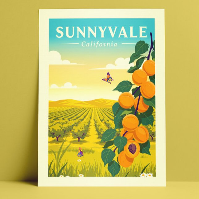 Vintage Sunnyvale California Vykort (Skapare uppladdad)