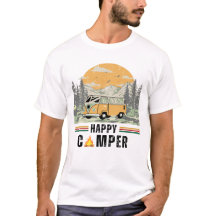 Vintage Sunrise Mountain Äventyr Camper Van