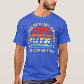 Vintage Sunset 1973 Begränsad Edition 50:e födelse T Shirt