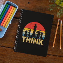 Vintage Sunset Chess Artwork - Inspiring "Tänka"