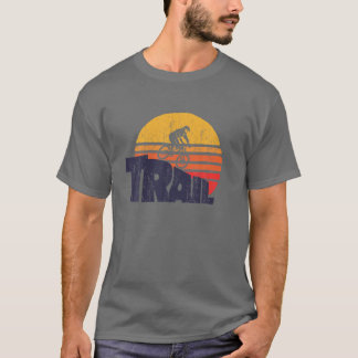 Vintage Sunset Downhill Trail Bike T Shirt