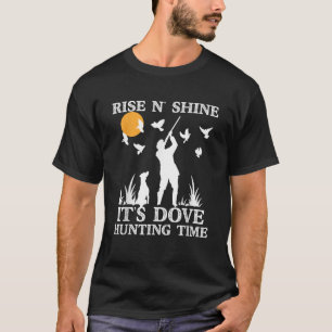 Vintage Sunset Funny Quote Dove Hunting Season Hun T Shirt