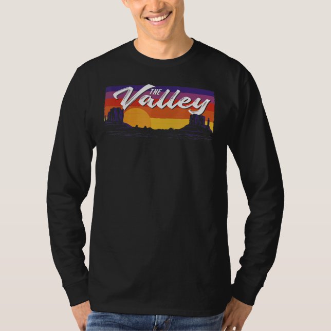 Vintage Sunset Phoenix Arizona T Shirt (Framsida)