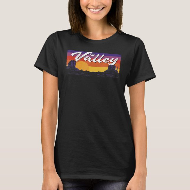 Vintage Sunset Phoenix Arizona T Shirt (Framsida)