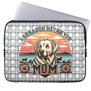 Vintage Sunset Serenity Labrador Retriever Hund Ma Laptop Fodral