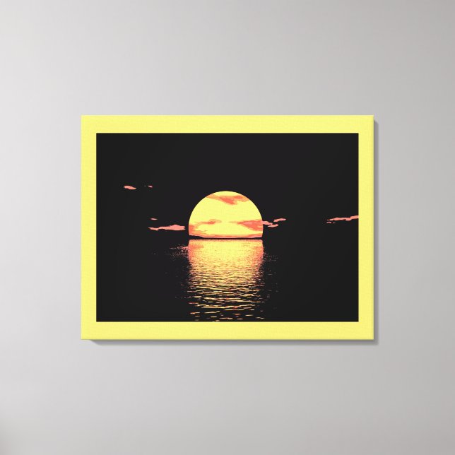 Vintage Sunset - Wrapped Canvas (Framsida)