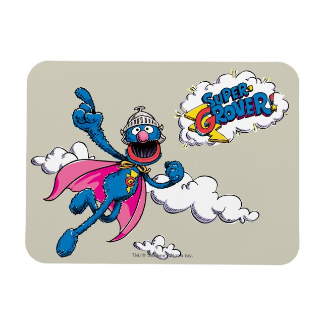 Vintage Super Grover Magnet (Horisontell)