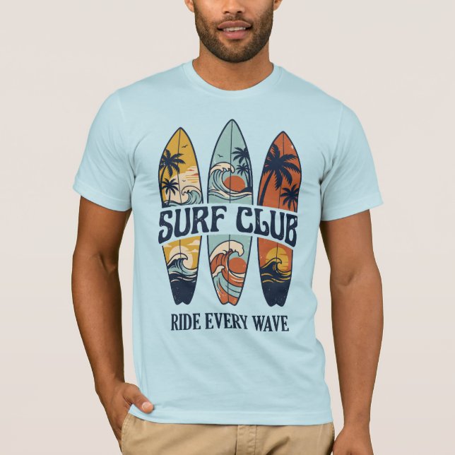 Vintage Surf Club | Surf T-shirt (Framsida)