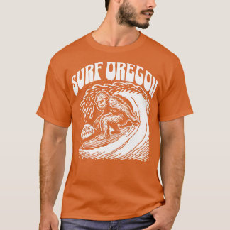 Vintage Surf Oregon Rolig Surfing Pacific Northwes T Shirt
