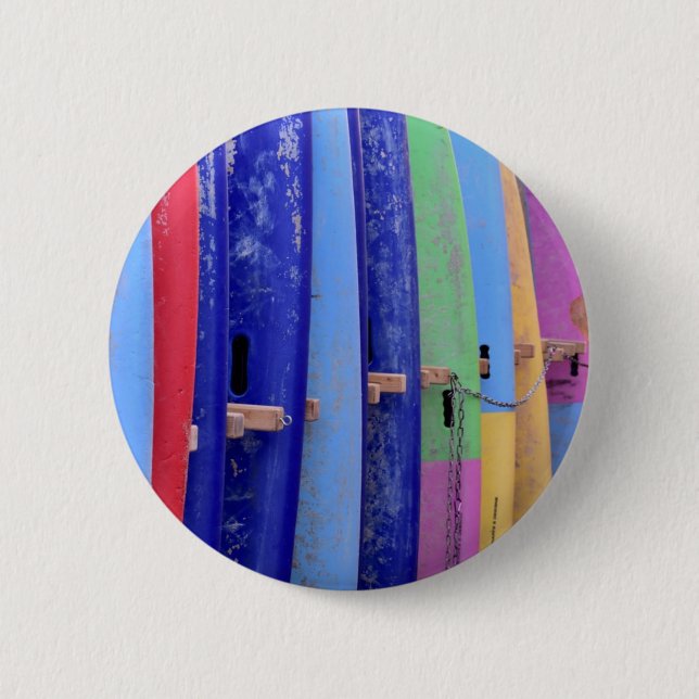 Vintage surfboard knapp (Framsida)
