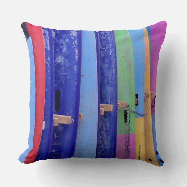 Vintage surfboard kudde (Framsida)