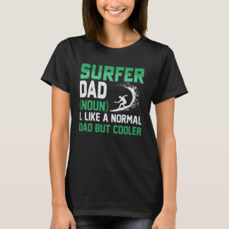 Vintage Surfer Retro Surfing Beach, sommaruppehåll T Shirt
