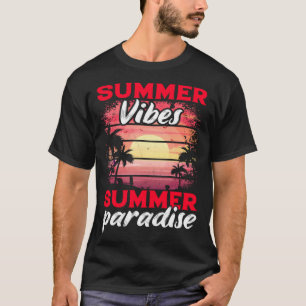 Vintage Surfer Retro Surfing Beach, sommaruppehåll T Shirt