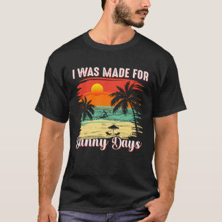 Vintage Surfer Retro Surfing Beach Summer Vacation T Shirt