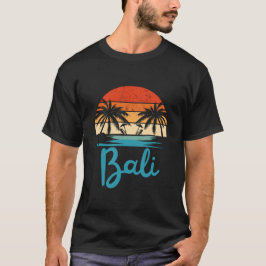 Vintage Surfing Bali Beach Indonesia T Shirt