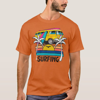 Vintage Surfing T T Shirt