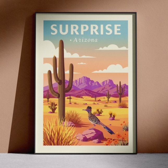 Vintage Surprise Arizona Poster (Skapare uppladdad)