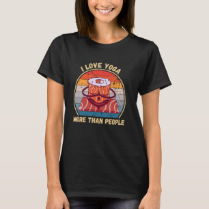 Vintage Sushi I Kärlek Yoga mer än People Yoga Lo T Shirt