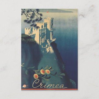Vintage Svalbo Castle Arkitektonisk Konst Tilläggskort